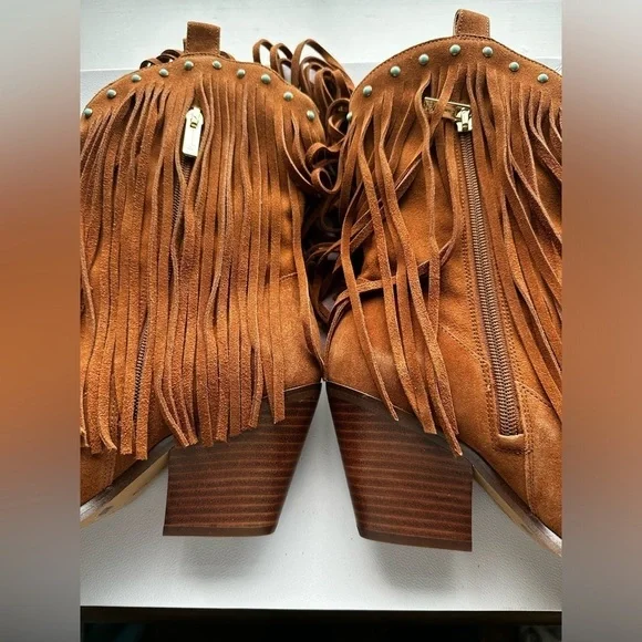 Jessica Simpson fringe western boot NIB Size 7 1/2 - Picture 6 of 10